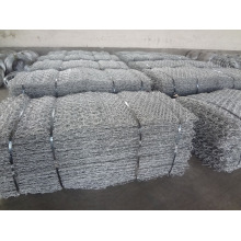 Gavetas hexagonales galvanizadas torcidas dobles de Gabion de la malla